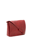 Borsa a tracolla uomo in vera pelle Made in Italy 5544-Rosso I Fratelli