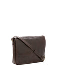 Borsa a tracolla uomo in vera pelle Made in Italy 5544-Tmoro I Fratelli