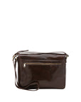 Borsa a tracolla uomo in vera pelle Made in Italy 5544-Tmoro I Fratelli