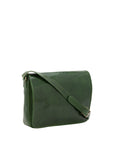 Borsa a tracolla uomo in vera pelle Made in Italy 5544-Verde I Fratelli