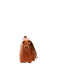 Borsa a tracolla da donna Vera pelle 5545-Cognac I Fratelli