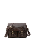 Borsa a tracolla da donna Vera pelle 5545-Tmoro I Fratelli
