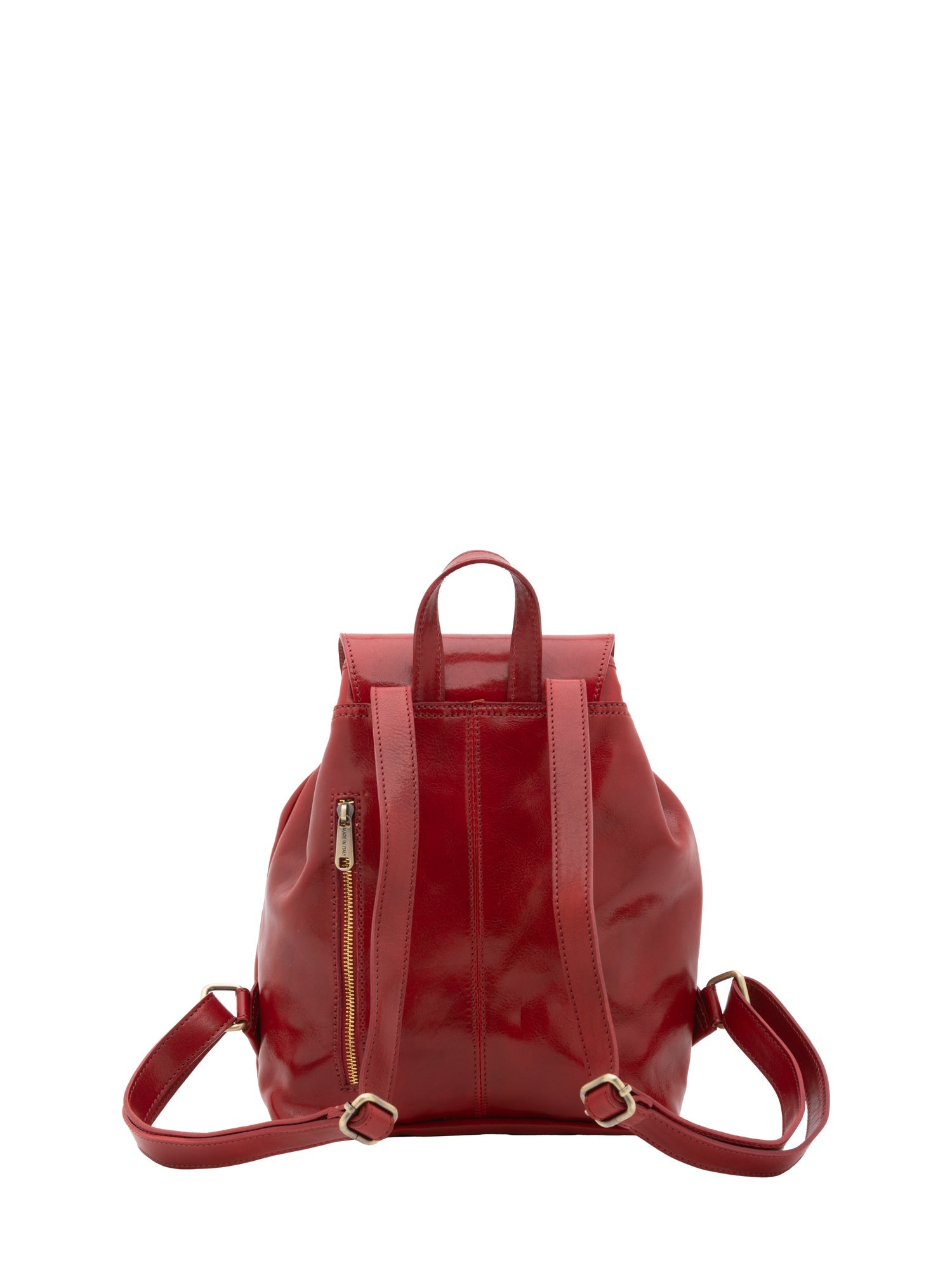 Borsa a spalla da donna Vera pelle 5546-Rosso I Fratelli