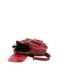 Borsa a spalla da donna Vera pelle 5546-Rosso I Fratelli