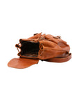 Borsa a spalla da donna Vera pelle 5547-Cognac I Fratelli
