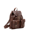 Borsa a spalla da donna Vera pelle 5547-Marrone I Fratelli