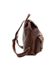 Borsa a spalla da donna Vera pelle 5547-Marrone I Fratelli