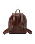 Borsa a spalla da donna Vera pelle 5547-Marrone I Fratelli