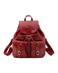 Borsa a spalla da donna Vera pelle 5547-Rosso I Fratelli