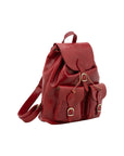 Borsa a spalla da donna Vera pelle 5547-Rosso I Fratelli
