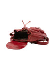 Borsa a spalla da donna Vera pelle 5547-Rosso I Fratelli