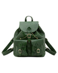 Borsa a spalla da donna Vera pelle 5547-Verde I Fratelli