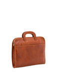 Borsa da lavoro uomo in vera pelle 100% Made in Italy 5549-Cognac I Fratelli