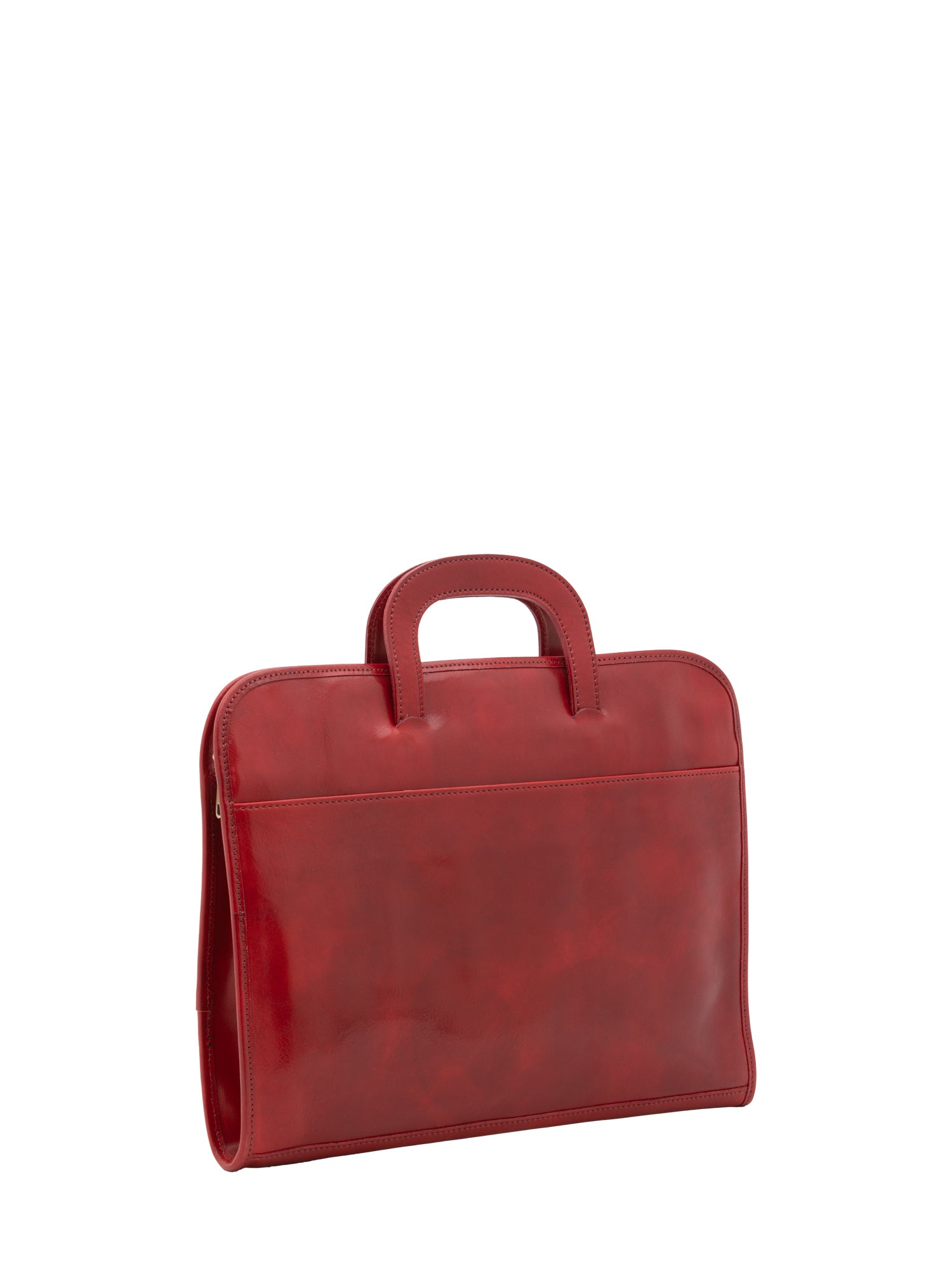 Borsa da lavoro uomo in vera pelle 100% Made in Italy 5549-Rosso I Fratelli