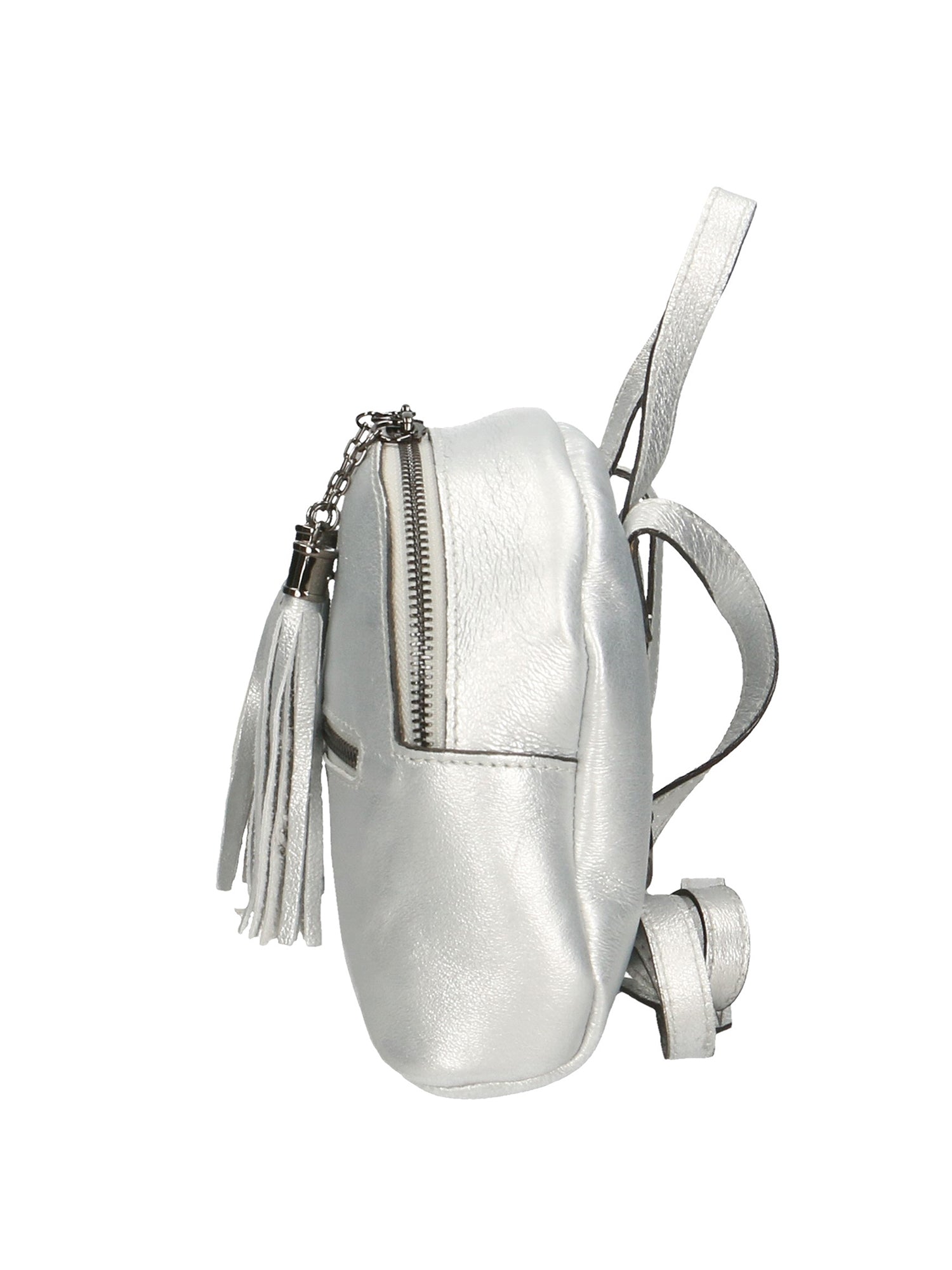 Morgana 188132-ARGENTO SILVER Zaino da donna in vera pelle Chiara Ferretti