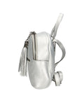 Morgana 188132-ARGENTO SILVER Zaino da donna in vera pelle Chiara Ferretti