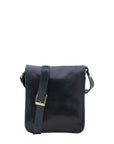 Borsa a tracolla uomo in vera pelle Made in Italy 5550-Blu I Fratelli
