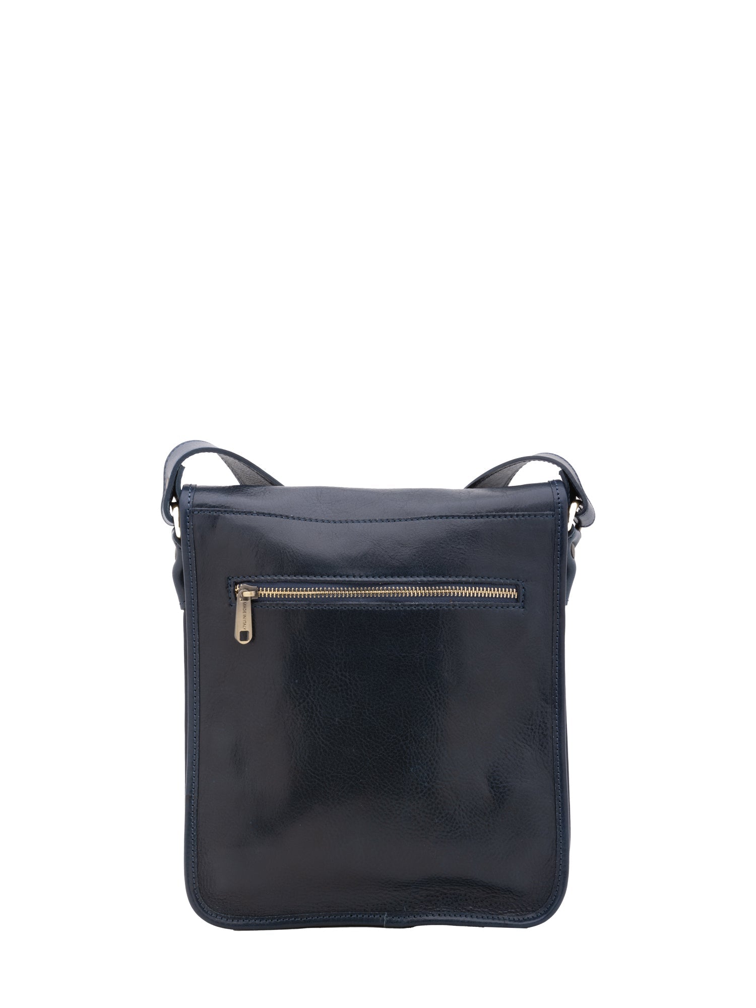 Borsa a tracolla uomo in vera pelle Made in Italy 5550-Blu I Fratelli