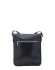 Borsa a tracolla uomo in vera pelle Made in Italy 5550-Blu I Fratelli