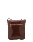 Borsa a tracolla uomo in vera pelle Made in Italy 5550-Marrone I Fratelli