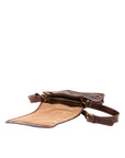 Borsa a tracolla uomo in vera pelle Made in Italy 5550-Marrone I Fratelli