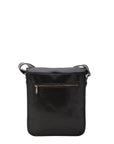 Borsa a tracolla uomo in vera pelle Made in Italy 5550-Nero I Fratelli