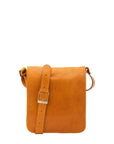 Borsa a tracolla uomo in vera pelle Made in Italy 5550-Senape I Fratelli