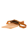 Borsa a tracolla uomo in vera pelle Made in Italy 5550-Senape I Fratelli
