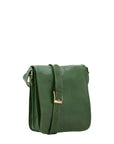 Borsa a tracolla uomo in vera pelle Made in Italy 5550-Verde I Fratelli