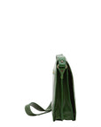 Borsa a tracolla uomo in vera pelle Made in Italy 5550-Verde I Fratelli