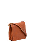 Borsa a tracolla uomo in vera pelle Made in Italy 5551-Cognac I Fratelli