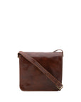 Borsa a tracolla uomo in vera pelle Made in Italy 5551-Marrone I Fratelli