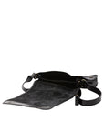 Borsa a tracolla uomo in vera pelle Made in Italy 5551-Nero I Fratelli