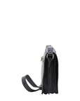 Borsa a tracolla uomo in vera pelle Made in Italy 5552-Blu I Fratelli