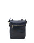 Borsa a tracolla uomo in vera pelle Made in Italy 5552-Blu I Fratelli