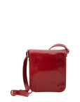 Borsa a tracolla uomo in vera pelle Made in Italy 5552-Rosso I Fratelli