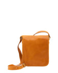 Borsa a tracolla uomo in vera pelle Made in Italy 5552-Senape I Fratelli