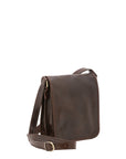 Borsa a tracolla uomo in vera pelle Made in Italy 5552-Tmoro I Fratelli