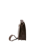 Borsa a tracolla uomo in vera pelle Made in Italy 5552-Tmoro I Fratelli