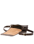 Borsa a tracolla uomo in vera pelle Made in Italy 5552-Tmoro I Fratelli