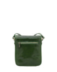 Borsa a tracolla uomo in vera pelle Made in Italy 5552-Verde I Fratelli
