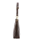 Borsa a spalla da donna 100% pelle 5553-Tmoro I Fratelli