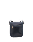 Borsa a tracolla da uomo in vera pelle Made in Italy 5554-Blu I Fratelli