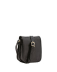 Borsa a tracolla da uomo in vera pelle Made in Italy 5554-Nero I Fratelli