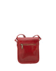 Borsa a tracolla da uomo in vera pelle Made in Italy 5554-Rosso I Fratelli