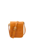 Borsa a tracolla da uomo in vera pelle Made in Italy 5554-Senape I Fratelli