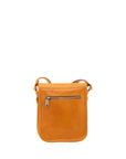Borsa a tracolla da uomo in vera pelle Made in Italy 5554-Senape I Fratelli