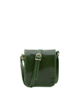 Borsa a tracolla da uomo in vera pelle Made in Italy 5554-Verde I Fratelli