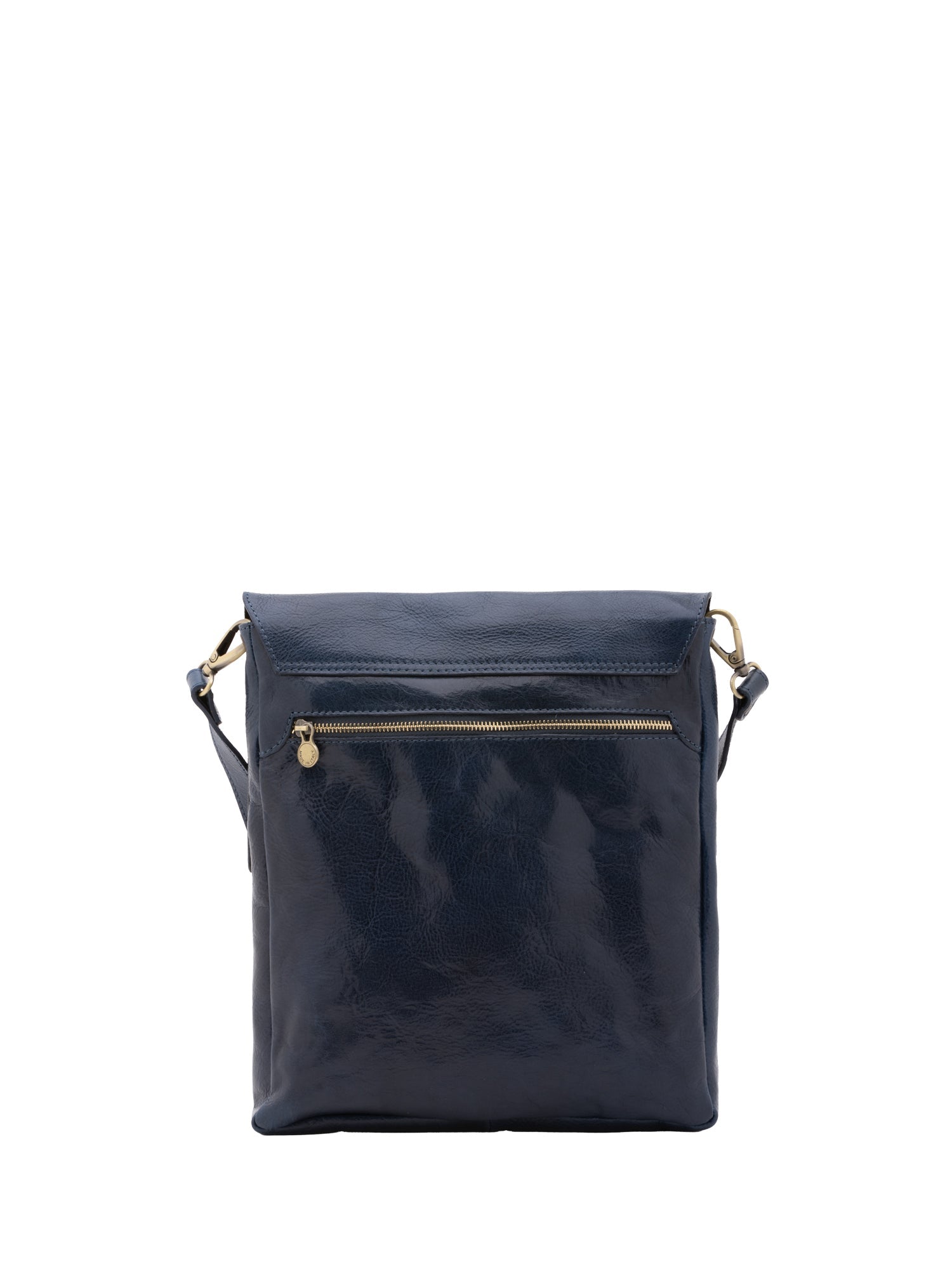 Borsa a tracolla uomo in vera pelle Made in Italy 5555-Blu I Fratelli