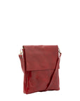 Borsa a tracolla uomo in vera pelle Made in Italy 5555-Rosso I Fratelli